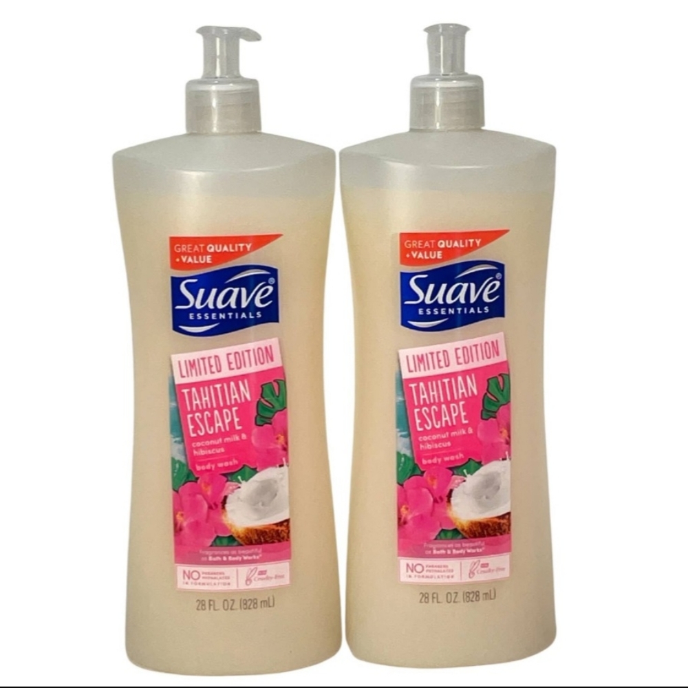 2 Pack Suave Tahitian Escape Bodywash